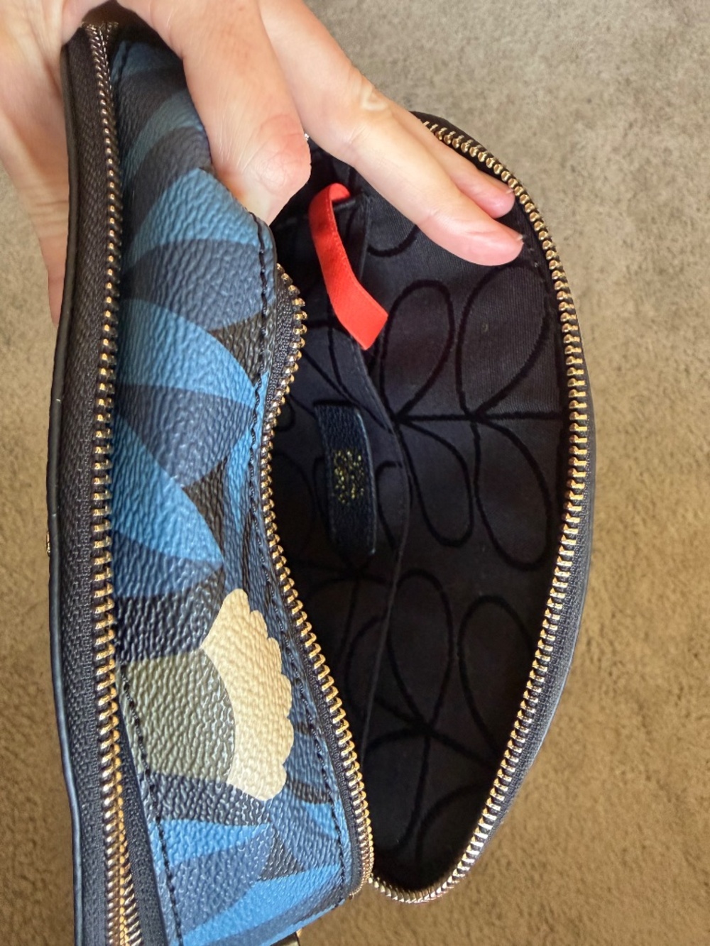 Orla Kiely Floral Leather Bag - Picture 7 of 7